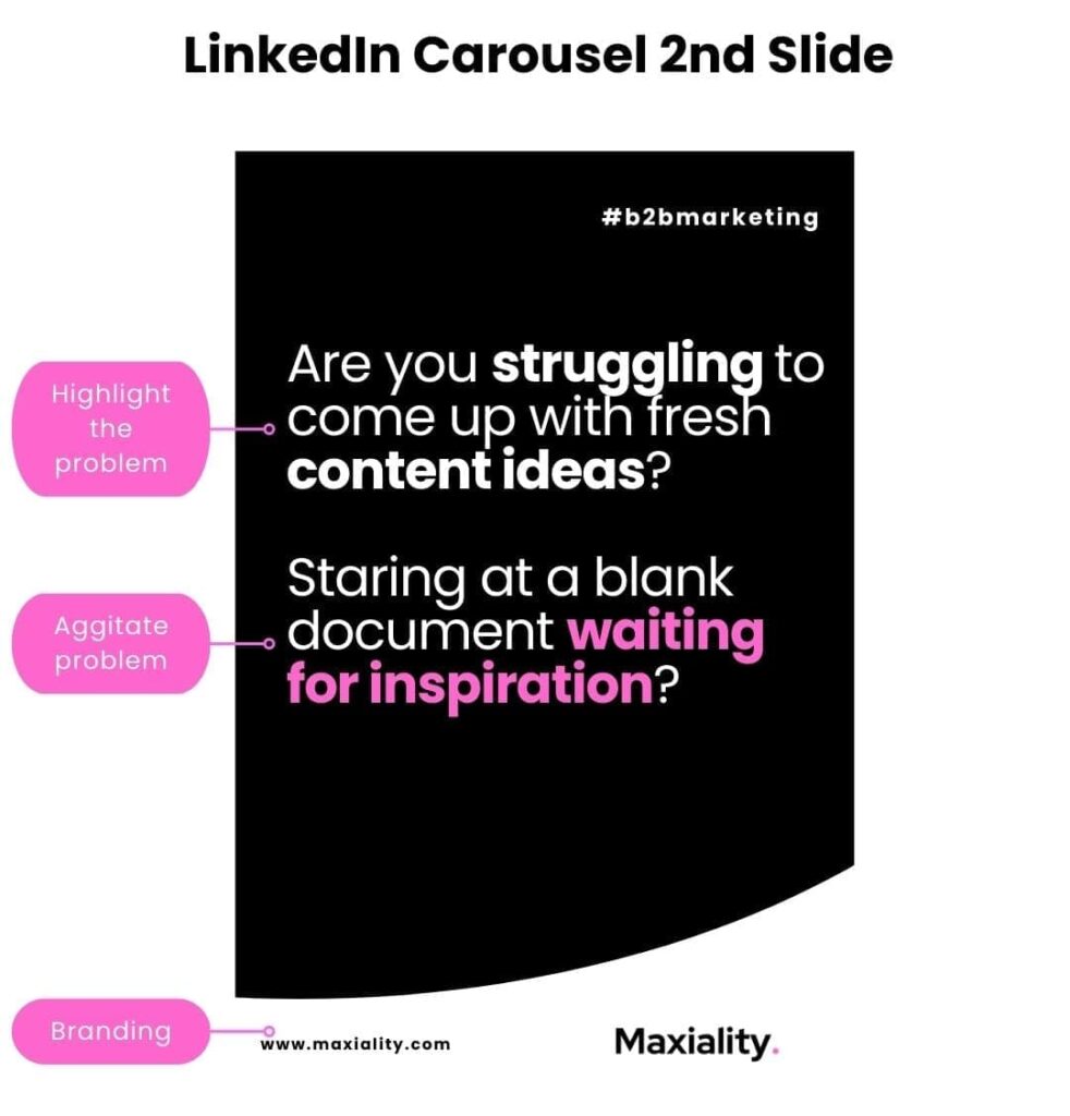 LinkedIn Carousel second slide