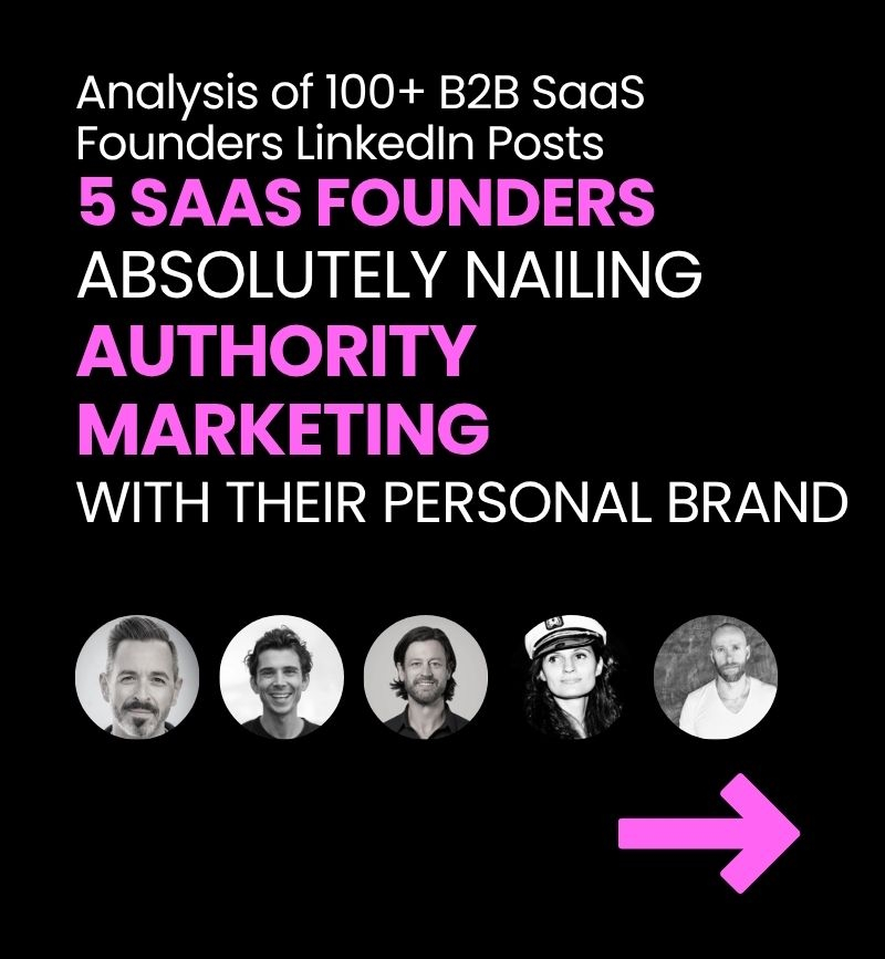 Founder led marketing analysis of 100+ B2B SaaS Founders